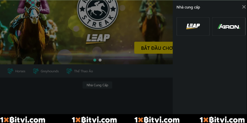 Nhà cung cấp thể thao 1xbit bật nhất